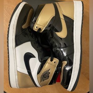 Air Jordan 1 Retro High NRG Patent Gold Toe